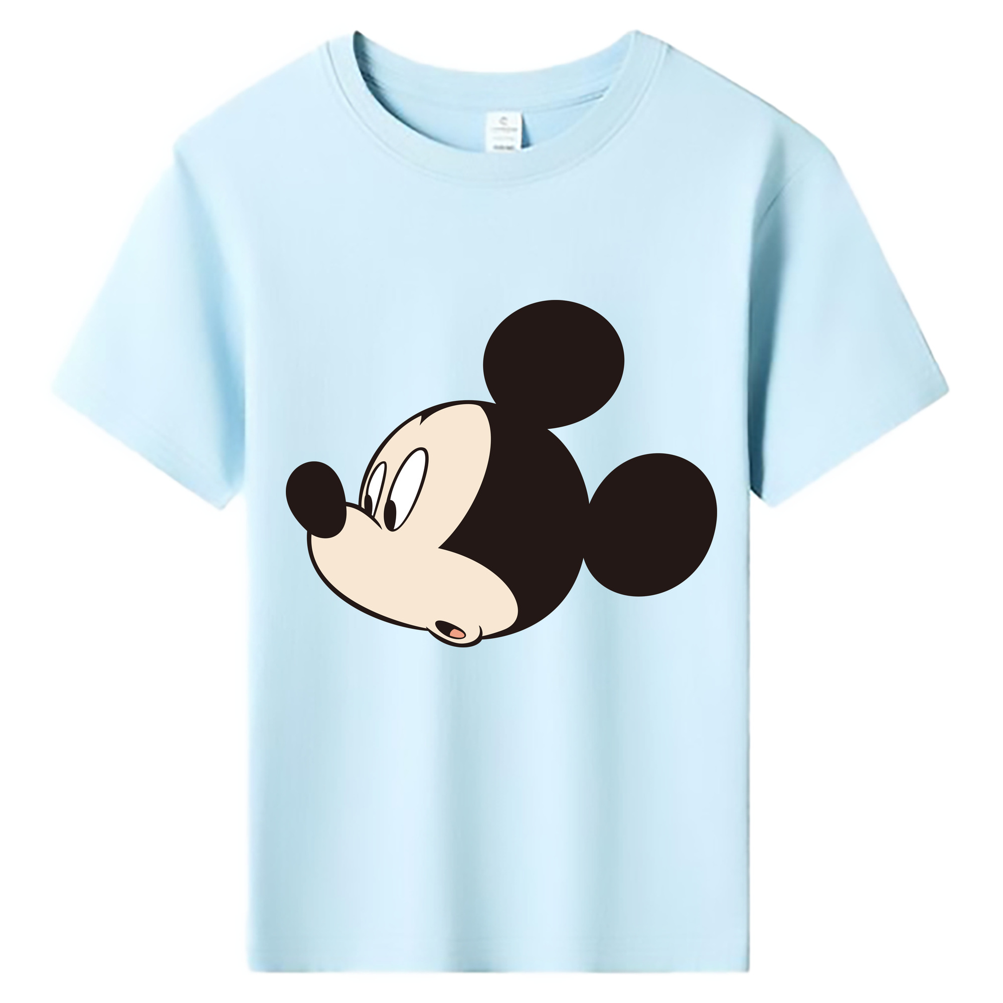 ミッキーマウス Mickey Mouse 綿100％キッズTシャツ（フロントプリント）